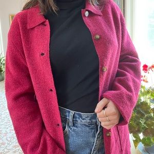 Wool button-up shirt/jacket